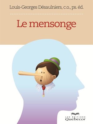 cover image of Le mensonge